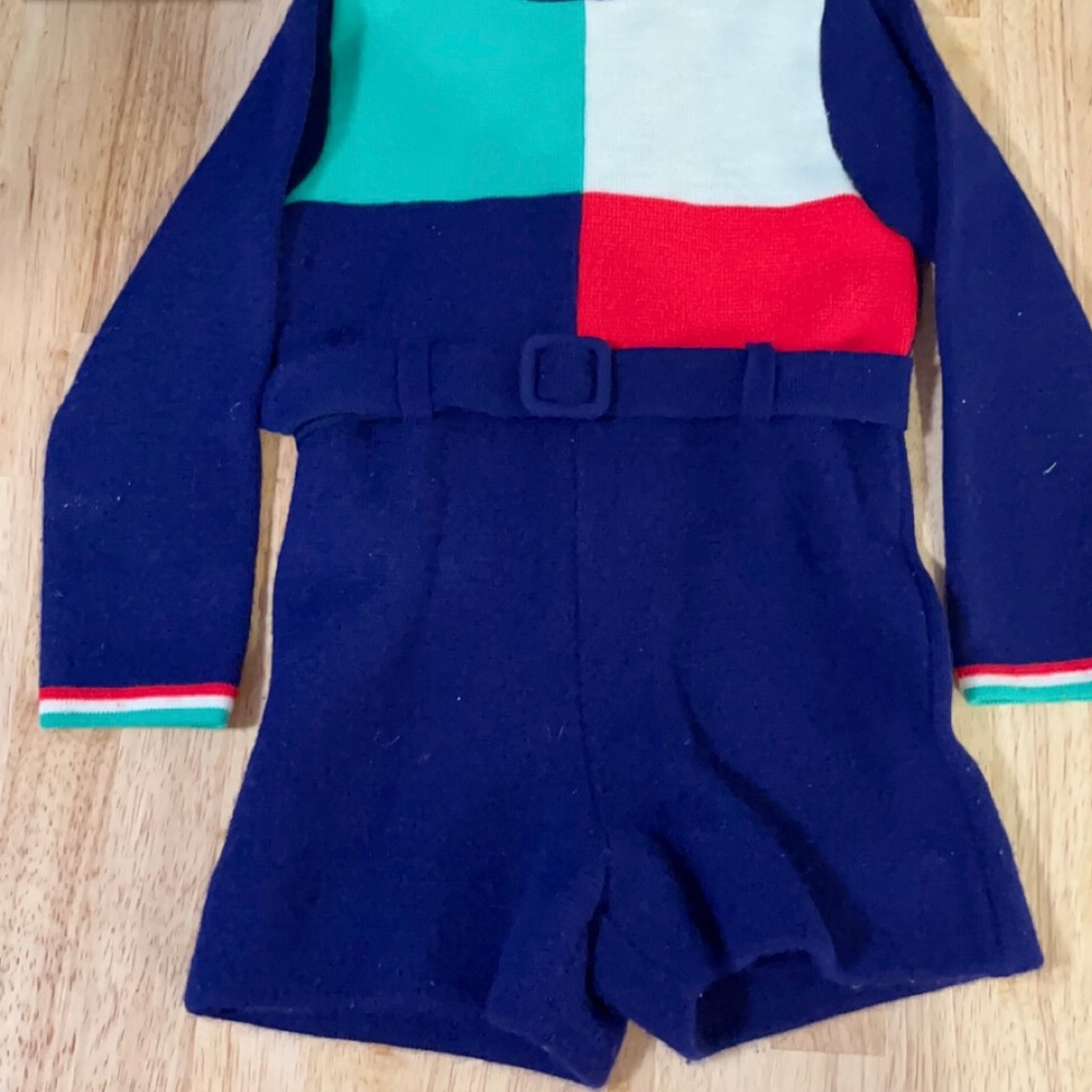 Piccolino girls romper- vintage- 3T- CLASSY! 🎀